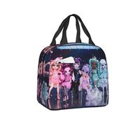 (13) Rainbow High Ruby Lunch Box Women Animated Cooler Thermal Food Insulated Lunch Bag Kids School Children Resuable Picnic Tote Bag