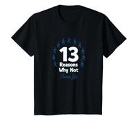 13 Reasons Why Not: Choose Life Inspirational Message T-Shirt, Kids, Black, 2 Years