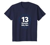 13 Reasons Why Not: Choose Life Inspirational Message T-Shirt, Kids, Navy, 2 Years