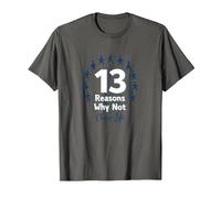 13 Reasons Why Not: Choose Life Inspirational Message T-Shirt, Men, Asphalt Grey, 3X-Large
