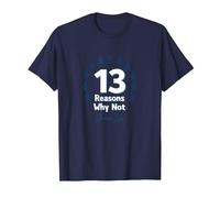 13 Reasons Why Not: Choose Life Inspirational Message T-Shirt, Men, Navy, 3XL