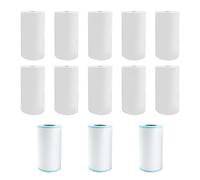13 Rolls Thermal Paper, CHSEROK 57 x 30 Self-Adhesive Thermal Sticker Roll, Thermal Printer Paper, White, Zero Ink Printing Paper for School, Home, Office, Small Business