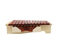 13-scale Orff soundbar professional adjustable high, medium and low frequency percussion instrument, redwood keys + redwood hammers, portable music teaching instrument without tuning, with case(High p