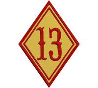 13 Sew on Patch - Iron on Patches Bikers Patches for Bikers, Motorcycle Club, Bike Racers, Lady Bikers - Wildly Popular Applique for Jackets, Backpacks, Jeans, Caps - 100x45 mm
