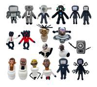 (# 13) Skibidi Toilet Plush Toy Horror Adventure Game Dolls
