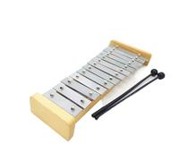 13 Tone Aluminum Plate Piano Wooden Xylophone Percussion Instrument Early Music Education