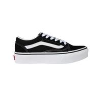 (13 UK Child, Black/White) Vans Childrens/Kids Old Skool Side Stripe Platform Trainers