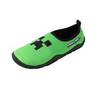 (13 UK Child, Green) Minecraft Boys Aqua Creeper Water Shoes
