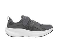(13 UK Child, Grey/White) Under Armour Childrens/Kids Assert 11 Hook and Loop Trainers