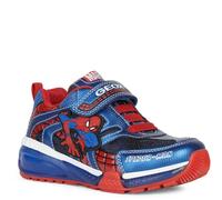 (13 UK Child, Navy/Royal Blue/Red) Geox Boys J Bayonyc B Spider-Man Trainers