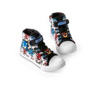 (13 UK Child) Sonic the Hedgehog Laced Trainers (Boys Multicoloured)