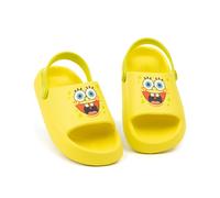 (13 UK Child) SpongeBob SquarePants Sliders (Unisex Kids Yellow)