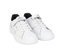 (13 UK Child, White/Navy) Slazenger Childrens/Kids Starling Leather Trainers