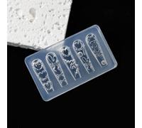 13 Unique 3D Nails Art Forms Clear Silicone with Intricate Jades Carvings for Stylists Nails Art Molds