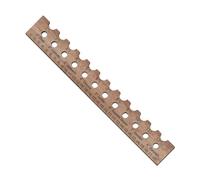 13" Wood Seed Spacing Ruler with Holes, Wooden Planting Ruler Solid Seed Planter Tool Vegetable Garden Ruler Measuring Ruler Seed & Plant Ruler for Precise Spacing and Planting of Seeds Depth