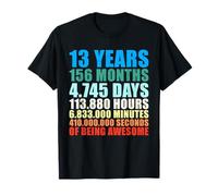 13 Years 156 Months 4745 Days of Being Awesome T-Shirt