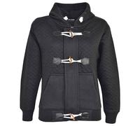 (13 Years, Black) Girls Boys Duffel Quilted Fleece Hooded Jacket 5-13