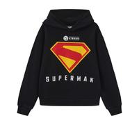 (13 Years, Black) Superman Boys Cotton Blend Hoodie