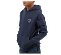 (13 Years, Blue/White) Brave Soul Boys Drawstring Hoodie