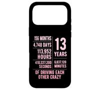 13 Years Married Funny 13th Wedding Anniversary Case for iPhone 17 Pro Max