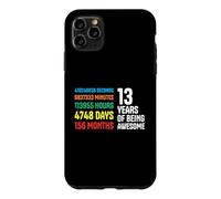 13 Years Of Being Awesome 13th Birthday Gift Case for iPhone 11 Pro Max