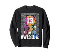 13 YEARS OF BEING AWESOME BASKETBALL 13TH BIRTHDAY Sweatshirt