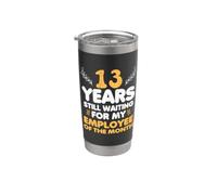 13 Years of Work Employee - 13 Years Work Anniversary Stainless Steel Insulated Tumbler
