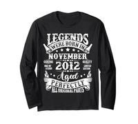 13 Years Old Legend since November 2012 13th Birthday Boys Long Sleeve T-Shirt