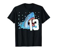13 Years Old Ocean Animals Shark Lover 13th Birthday Party T-Shirt