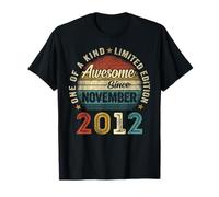 13 Years Old Vintage November 2012 Retro 13th Birthday Boys T-Shirt