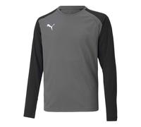 (13 Years, Smoke Grey/Black/White) Puma Boys TeamPACER Long-Sleeved Goalkeeper Jersey