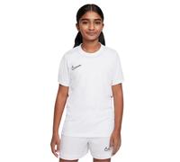 (13 Years, White/Black) Nike Childrens/Kids Academy Swoosh Top