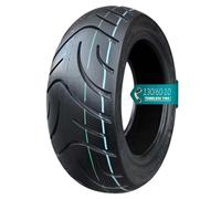 130/60-10 Motorcycle Tire, 130-60-10 Tubeless Front Rear Replacement with City Street Tread 130 60 10 Low Rolling Resistance 225kPa 48J Load