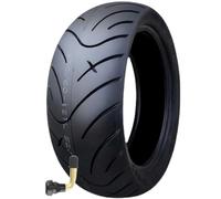 130/60-12 Tubeless Tires, Replacement for Scooter Motorcycle Front Rear - Semi-Thermal High Grip Street 52J 240 kPa Max Pressure
