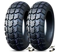 130/70/12 Tubeless Snow Tire, 130/70-12 64J 8 P.R. 300KPA for Scooters(2pcs)