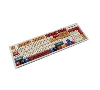 130 Key Hong Kong Style Dye Sub Keycaps PBT Cherry Profile Key caps for TKL 61 64 68 75 87 96 104 108 Keychron MX Keyboard