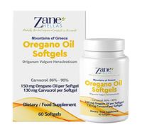 130 mg Carvacrol - 150 mg Oregano Oil per Softgel. Softgel Contains 30% Greek Essential Oil of Oregano. 240Soft. Pack of 4.
