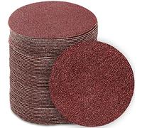130 PCS 3 Inch Sanding Discs 60 Grit, Wewink Plus 3 Inch Hook and Loop Sandpaper Attachment for Woodworking, Wood Furniture, Drill Sander Grinder Rotary Tools
