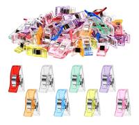130 Pcs Sewing Clips for Fabric, Quilting, Crafting - Plastic Clips for Crocheting, Knitting, Embroidery, Patchwork, Cross Stitch - Sewing Machine Accessories