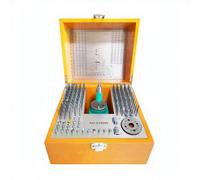 130-Piece Professional Watch Staking Tool Set, S2 Shock-Resistant Steel, 100 Punches + 30 Stakes, Matt Chrome Finish, Dual Interchangeable Bases, Pre-Numbered Gold-Plated Storage Plate