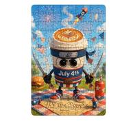 130 Pieces Italian Brainrot Tung Sahur Puzzle Set, Tralalero Figures Educational Puzzles, Perfect For Family Game Night, School Birthday Party Favors Collectibles Gift