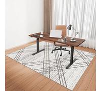 130 x 160 cm Office Carpet Protector Mat, Gaming Chair Mat, Desk Chair Mat Large, Office Chair Mat for Carpet, Mat for Computer Chair Floor Protector for Home Office, Hard Floor Protection Mat