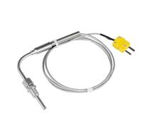 1300°C K Type Stainless Steel Probe Thermocouple Tube Thread 1/2 Inch NPT Elbow Male Plugs 1Pcs(Cable length 2m)