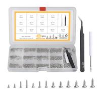 1300 Pcs Steel Screw Kit M1-M1.7