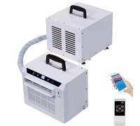 13000 BTU Split Air Conditioner with Remote/WiFi Control, 24-Hour Timer, No Assembly Required, Ideal for Home, Office, Camping, and Easy Setup with Top Handle Design