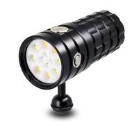 13000 Lumens Dive Light Scuba Diving Flashlight - 100m Waterproof Underwater Video Light, Diving Flashlight with Type-C Charging & 3 Modes for Professional Underwater Photography, Deep Sea Exploration
