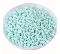 13000Pcs Seed Beads for Jewellery Making, 2mm Small Glass Beads for Bracelet Making, 12/0 Mint Green Beads Matte Frosted Beads Tiny Beads for DIY Necklace Rings Earrings and Crafts