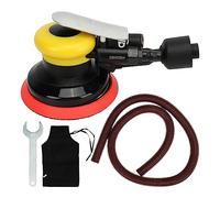 13000rpm Pneumatic Sander, Air Grinding Machine, 5in Pneumatic Polishing Machine with Vacuum Pipe, Aluminum Alloy Body for Auto Furniture Hardware Rust Removal at