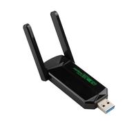 1300Mbps USB Wifi Adapter Dongle Dual Band Easy to Use Fine for PC 2.4GHz/5GHz for Low-Latency Gaming & Streaming for PC/Desktop/Tablet/Laptop, Supports Windows 11/10/8/7/Vista/XP, Mac OS 10.9-10.15