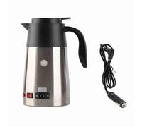 1300ml Car Electric Kettle 12V Portable Heated Travel Mug With Auto Protections For Road Trips Camping Travel Electric Kettles For Boiling Water
